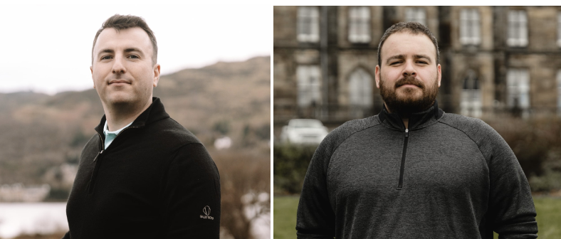 Mar Hall's new Head of Golf Christopher McQueen and new Head Greenkeeper Andrew Eckford