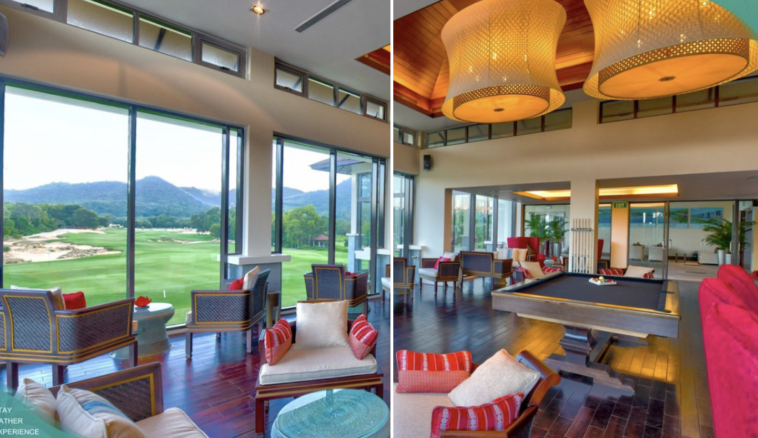 The new-look 67 Clubhouse Bar at Laguna Golf Lang Co