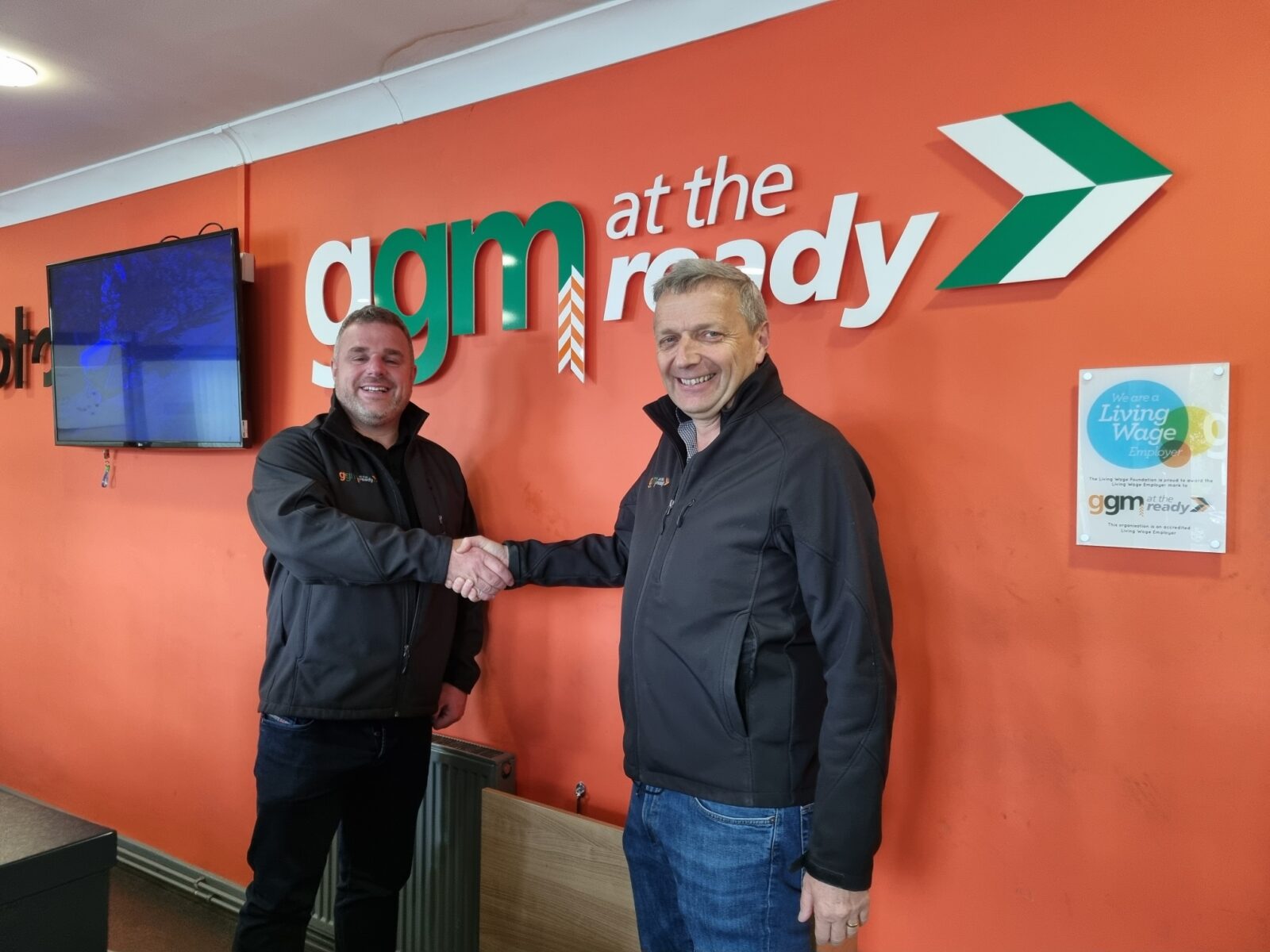 Rob Taylor Re-Joins GGM; Rob Taylor – Area Sales Manager (left) & Chris Gibson - Managing Director 