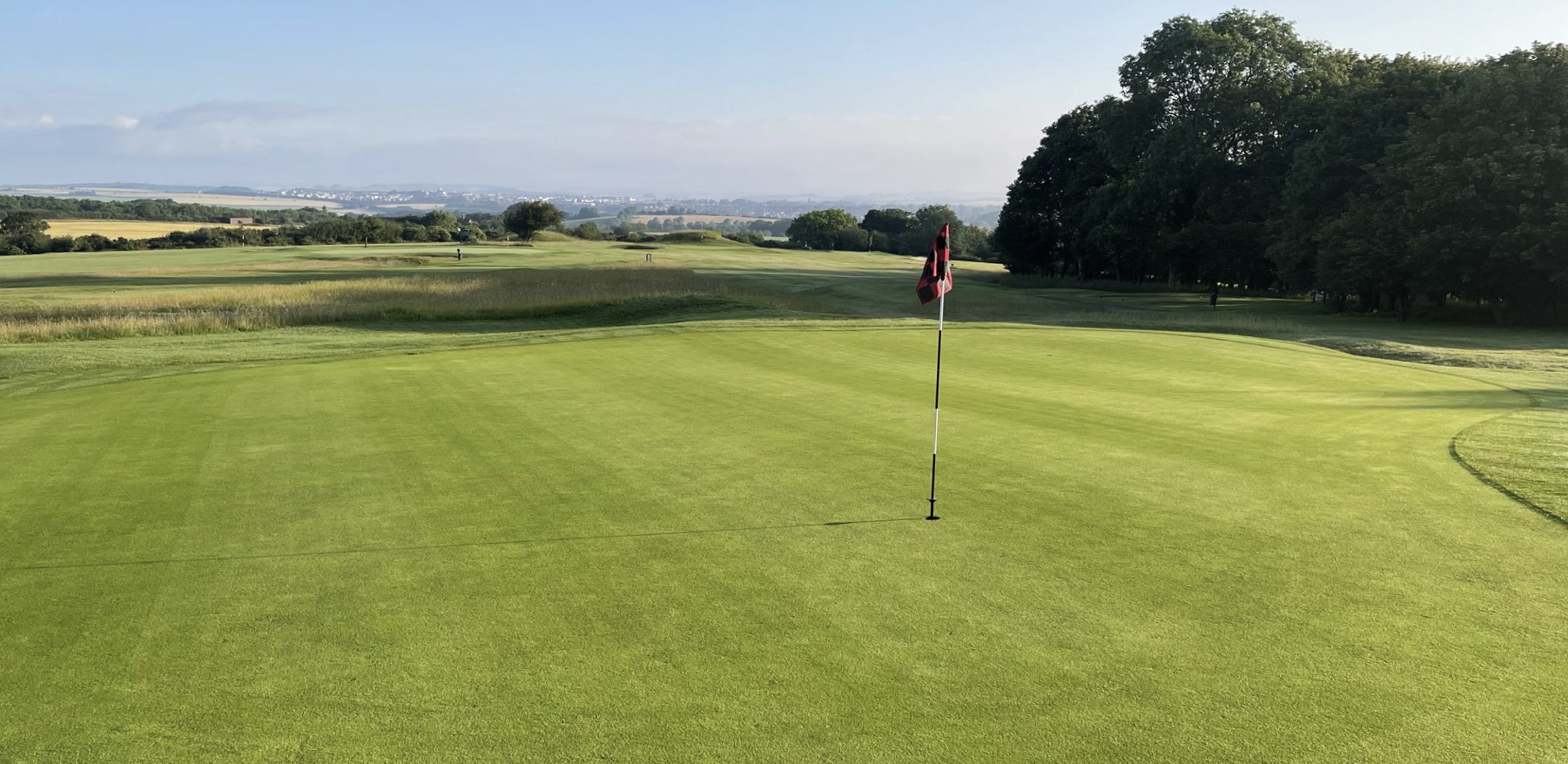 The green on the first hole at Came Down GC