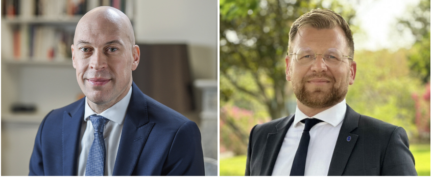 Pierre-André Uhlen, CEO of UGolf,  and Nathanaël Pietrzak-Swirc, CEO of UGolf International