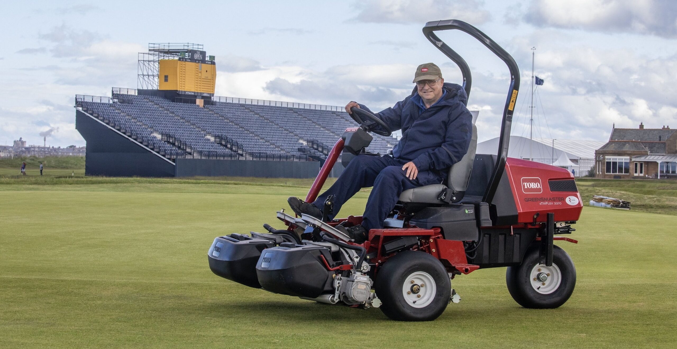 Billy McLachlan, Course Manager at Royal Troon, is preparing to host The Open 2024 with the help of Toro and Reesink Turfcare