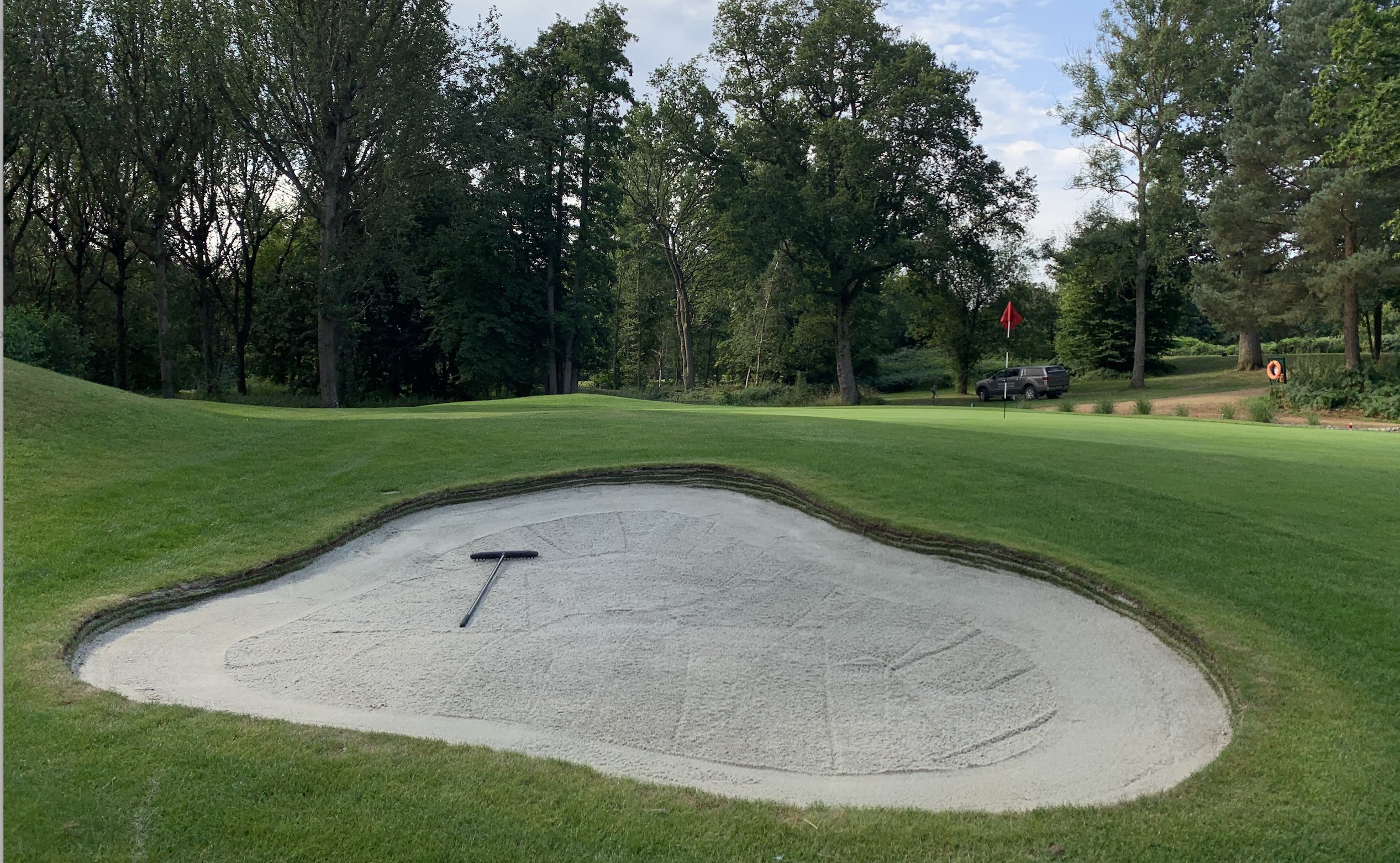 The new-look EcoBunkers at Hever Castle Golf Club