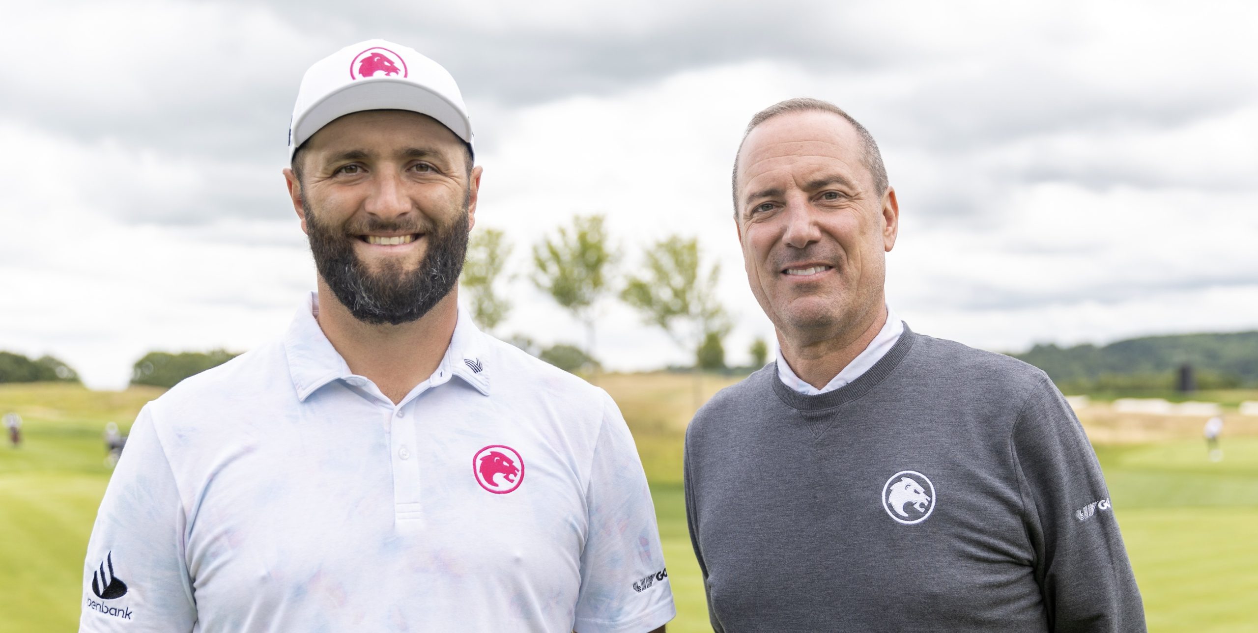 Legion XIII Captain Jon Rahm poses with Team GM Jeff Koski 
