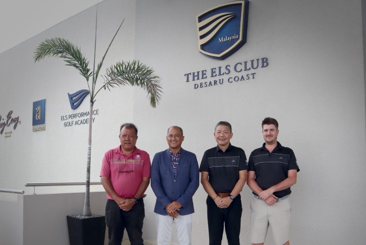 From left: Yong Fan Wee - Director of Agronomy, Harris Abdullah - General Manager, Edwin Check - Director of Sales and Marketing, Paul Angell - Head Golf Professional