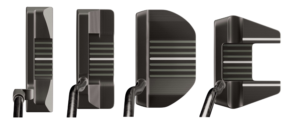 Zebra’s new Milled Series 1, 2, 3 and 4 putters are designed to suit all putting strokes, while bold sightlines improves accuracy