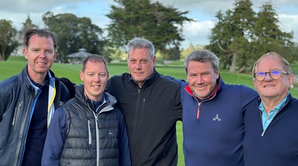 Turfgrass® USA : from left: Julian Mooney, Adam Moeller, Brad Owen, John Clarkin and John Lawrence