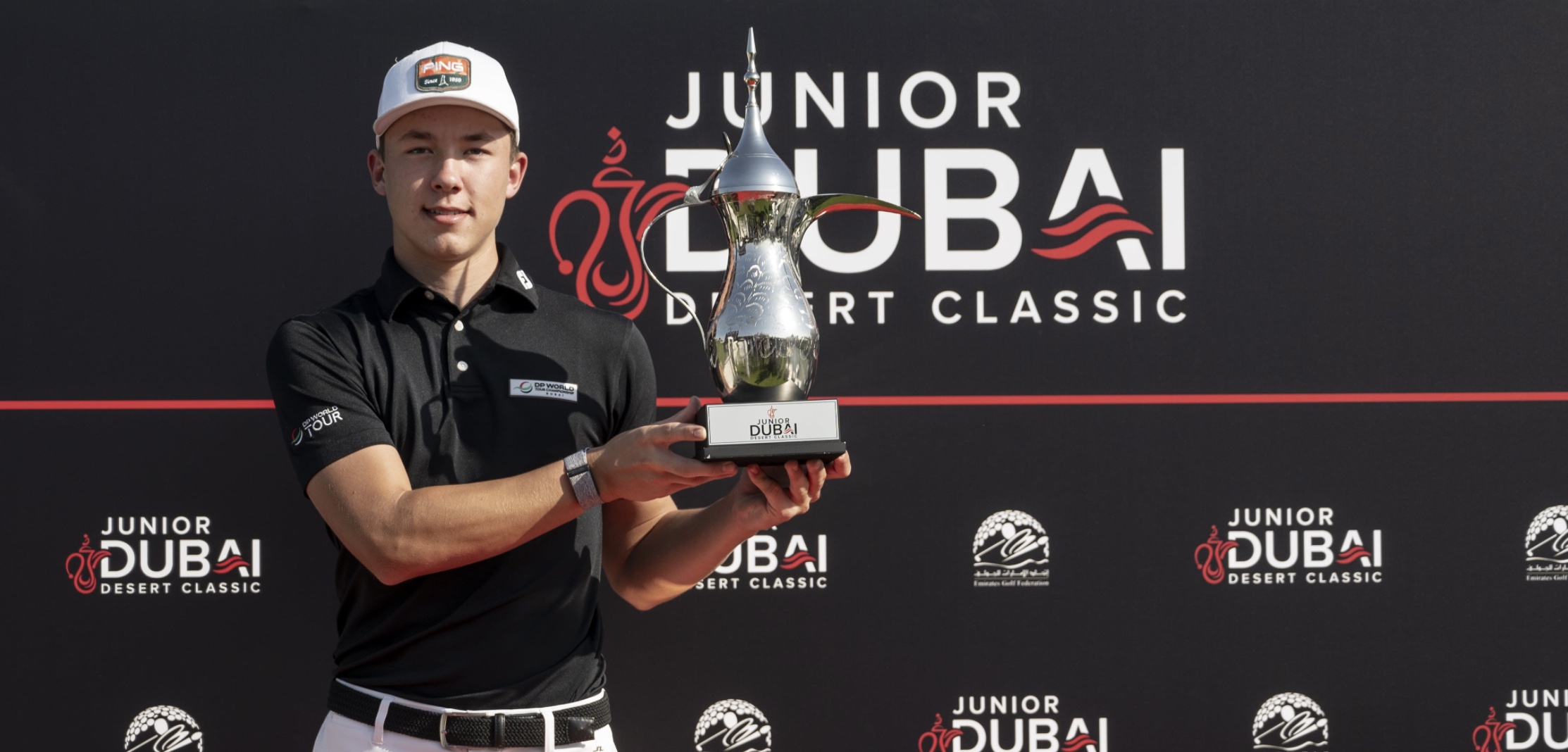 Viktor Kofod-Olsen won the 2024 Junior Dubai Desert Classic