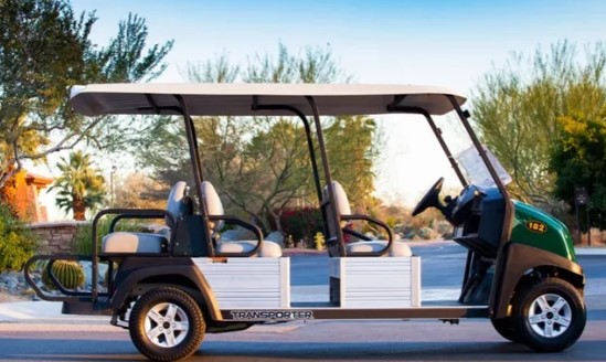 A range of Club Car models was on site at the Hong Kong Golf Club last week