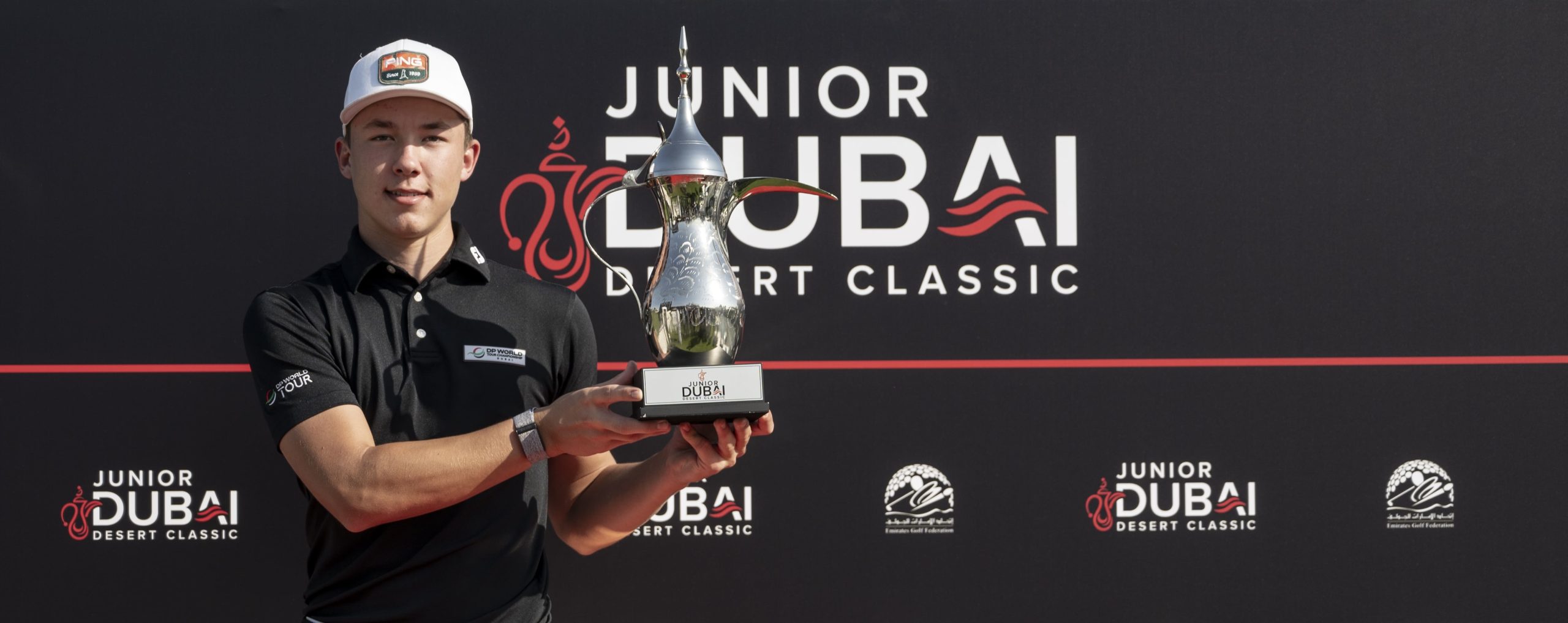 Viktor Kofod-Olsen won the Junior Dubai Desert Classic earlier this year