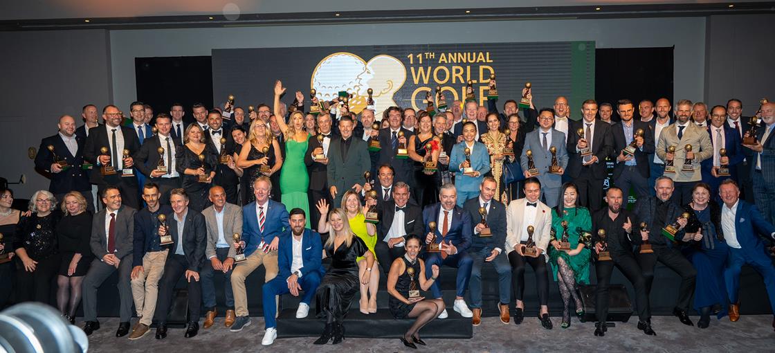 Some of the winners of the 2024 World Golf Awards