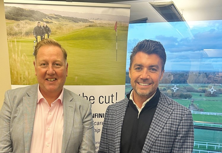 James Bastian (right) pictured with new Sales Manager Rob Hogarth
