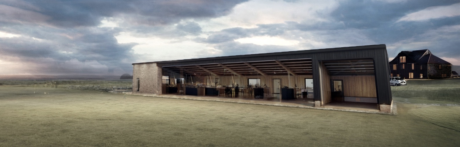 A rendition of the new Performance Hub facility at Crail Golfing Society