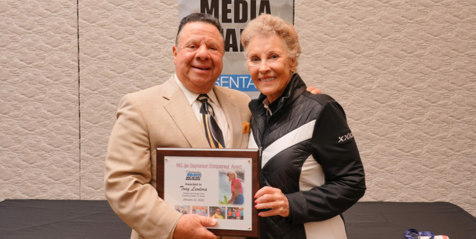 Tony Leonora with Jan Stephenson