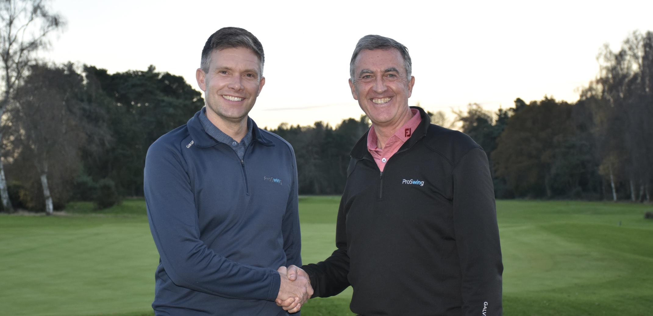 Mark Norton (left) is taking the reins as Head PGA Professional at Northamptonshire GC from Tim Rouse