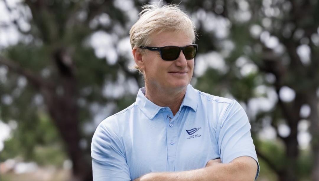 Ernie Els wearing JONDO sunglasses