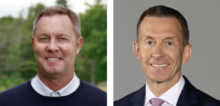USGA CEO Mike Whan and GCSAA CEO Rhett Evans