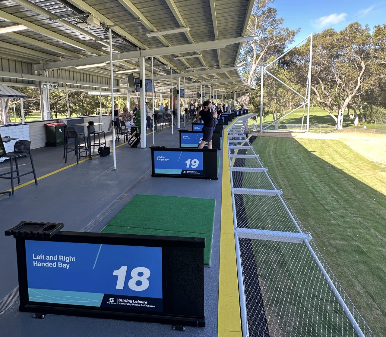 Sirling Leisure has invested in Inrange technology as part of a major redevelopment of its facilities at Hamersley Golf Course near Perth