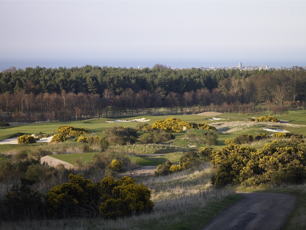 The Duke's Course overlooks St Andrews