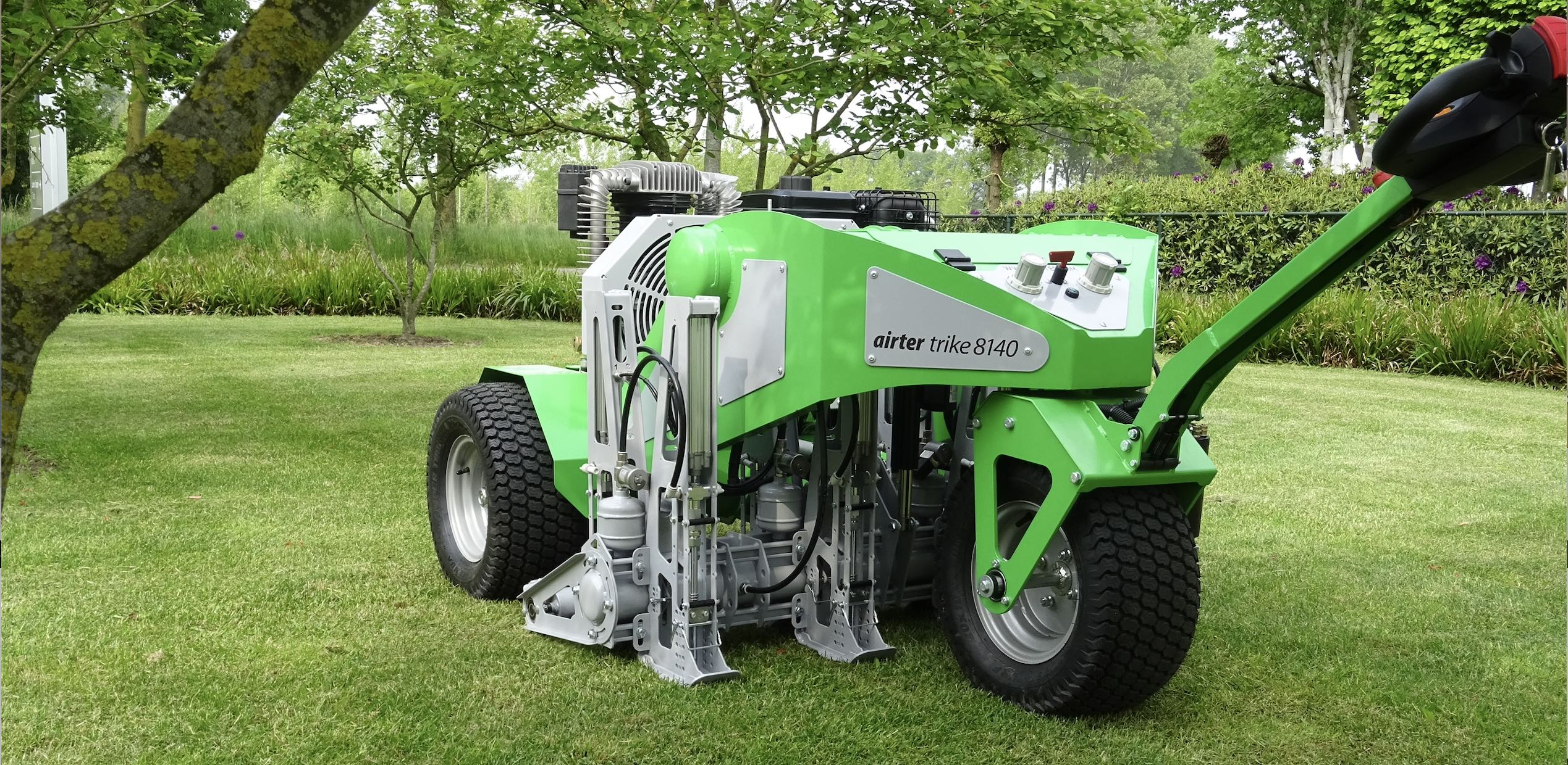 The airter trike features eight lances that can reach depths of up to 20cm