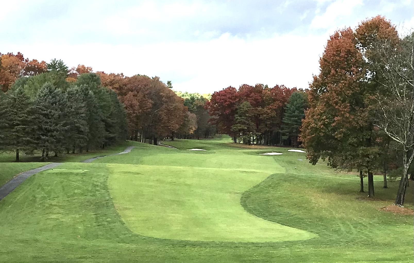 The opening hole at Toftrees Resort, which is to be renovated by Jim Nagle