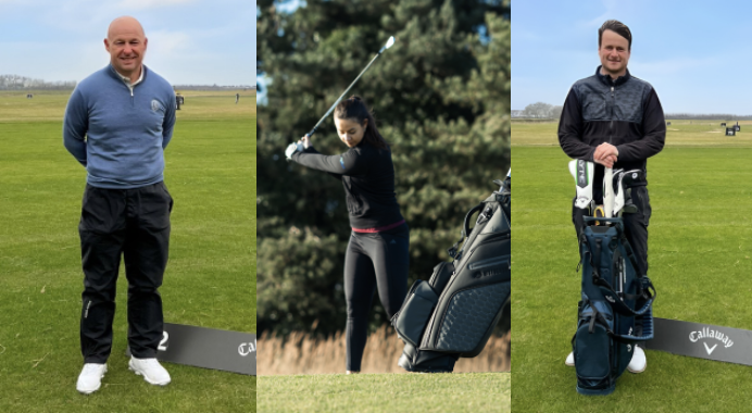 Robert Cole, Rebecca Earl have joined Jordan Loft (right) as attached tour players at Prince's GC in Kent  