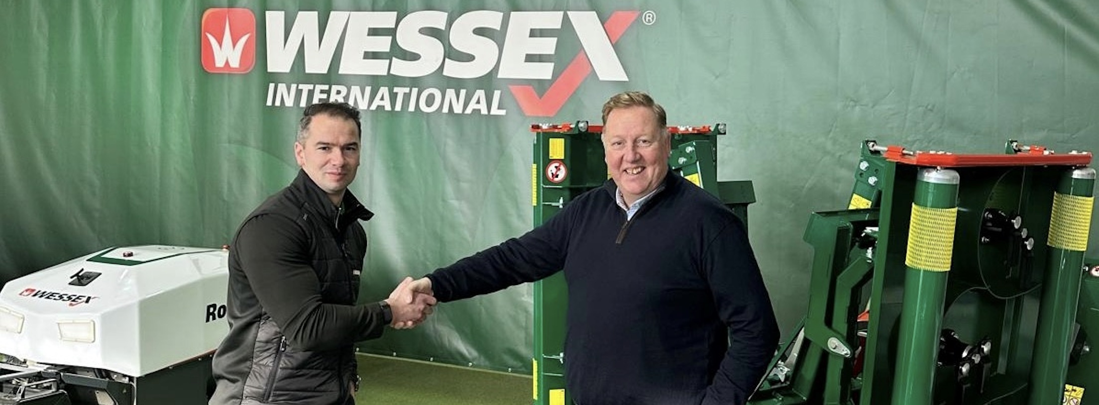 Sheldon Diplock (Wessex) and Rob Hogarth (Wildwood Machinery) 