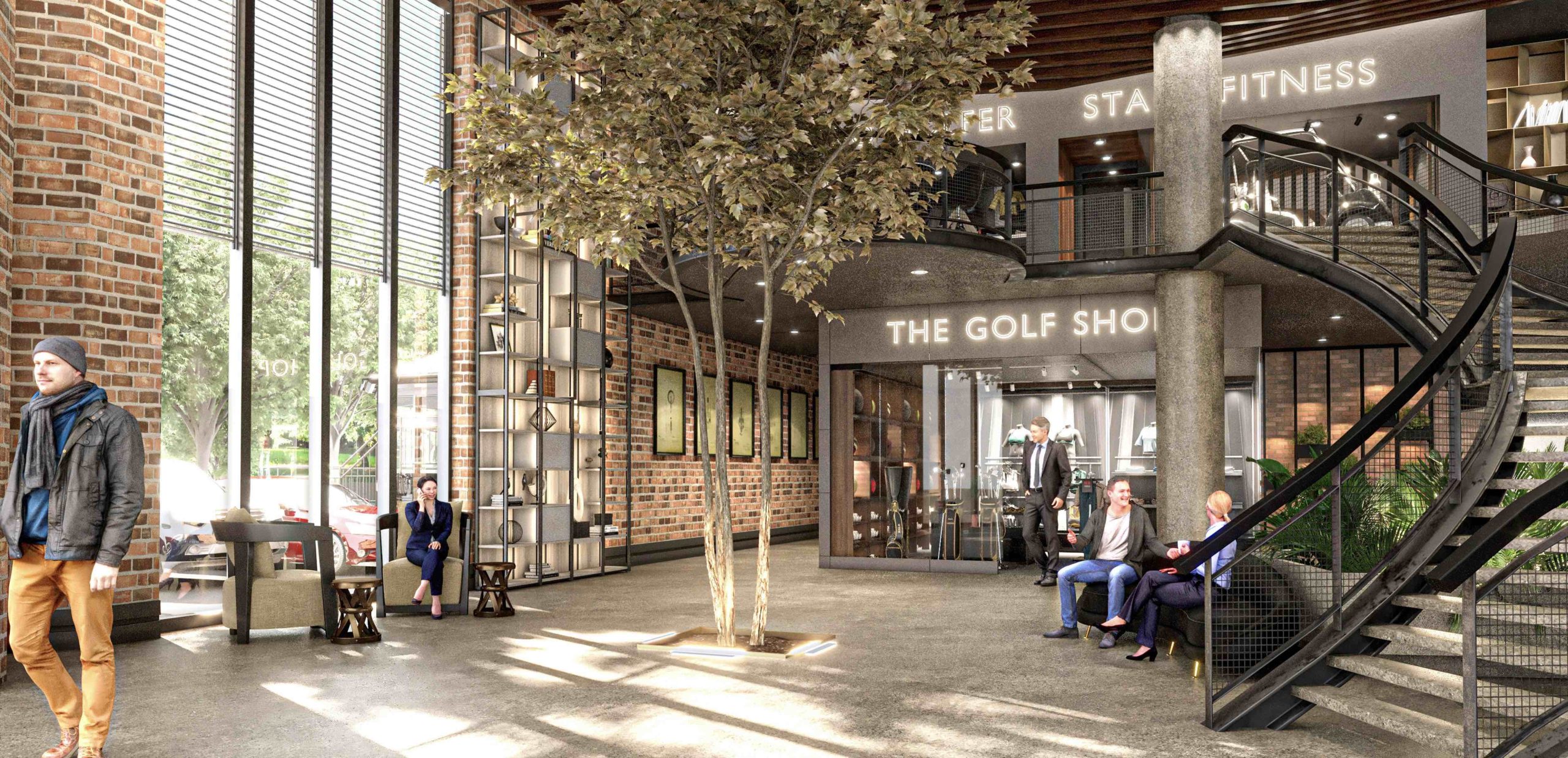 An mock up of the new entrance area at Ramside Hall