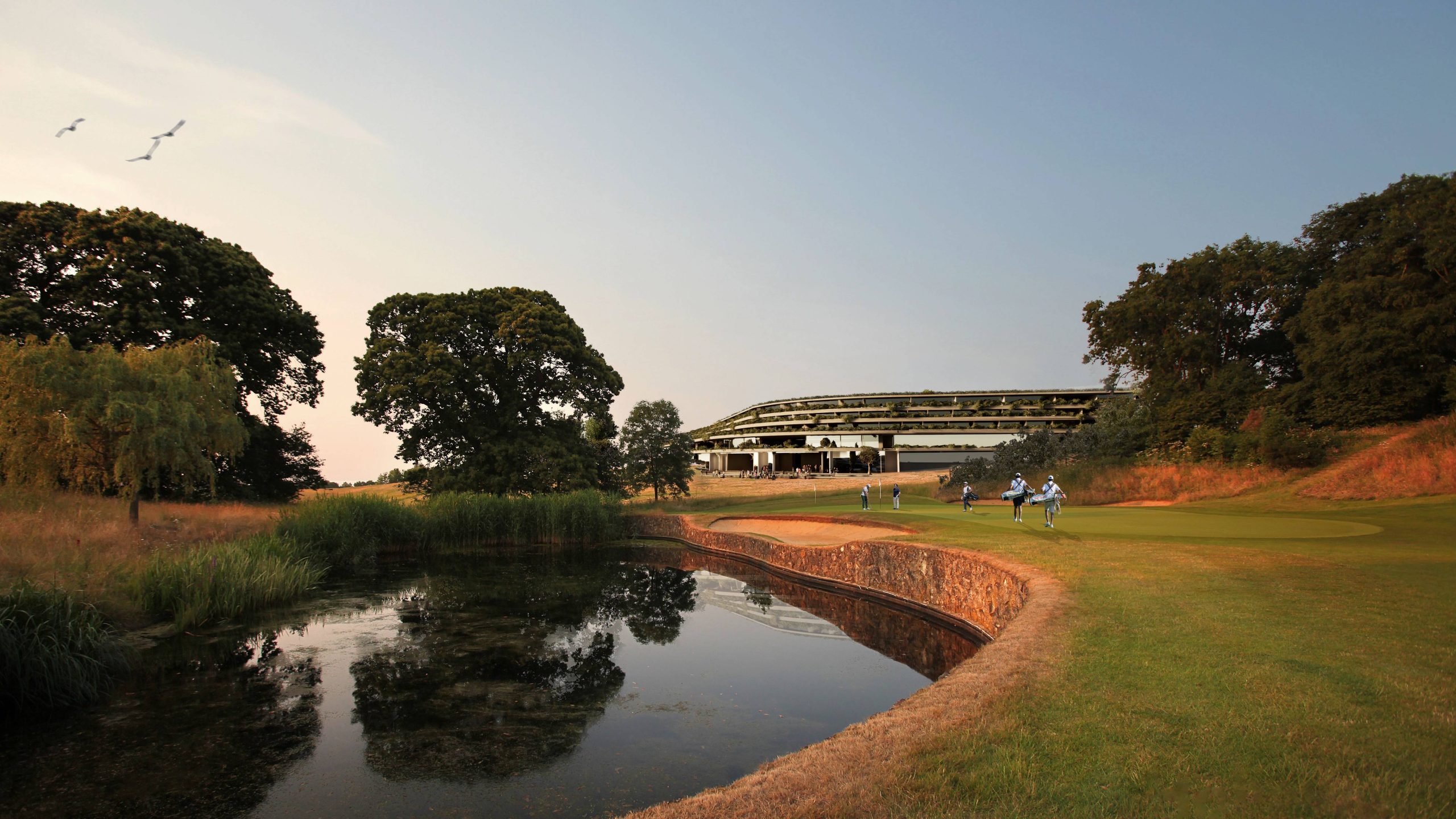 A representation of what the new hotel at London Golf Club would look like (image credit: London Golf Club)