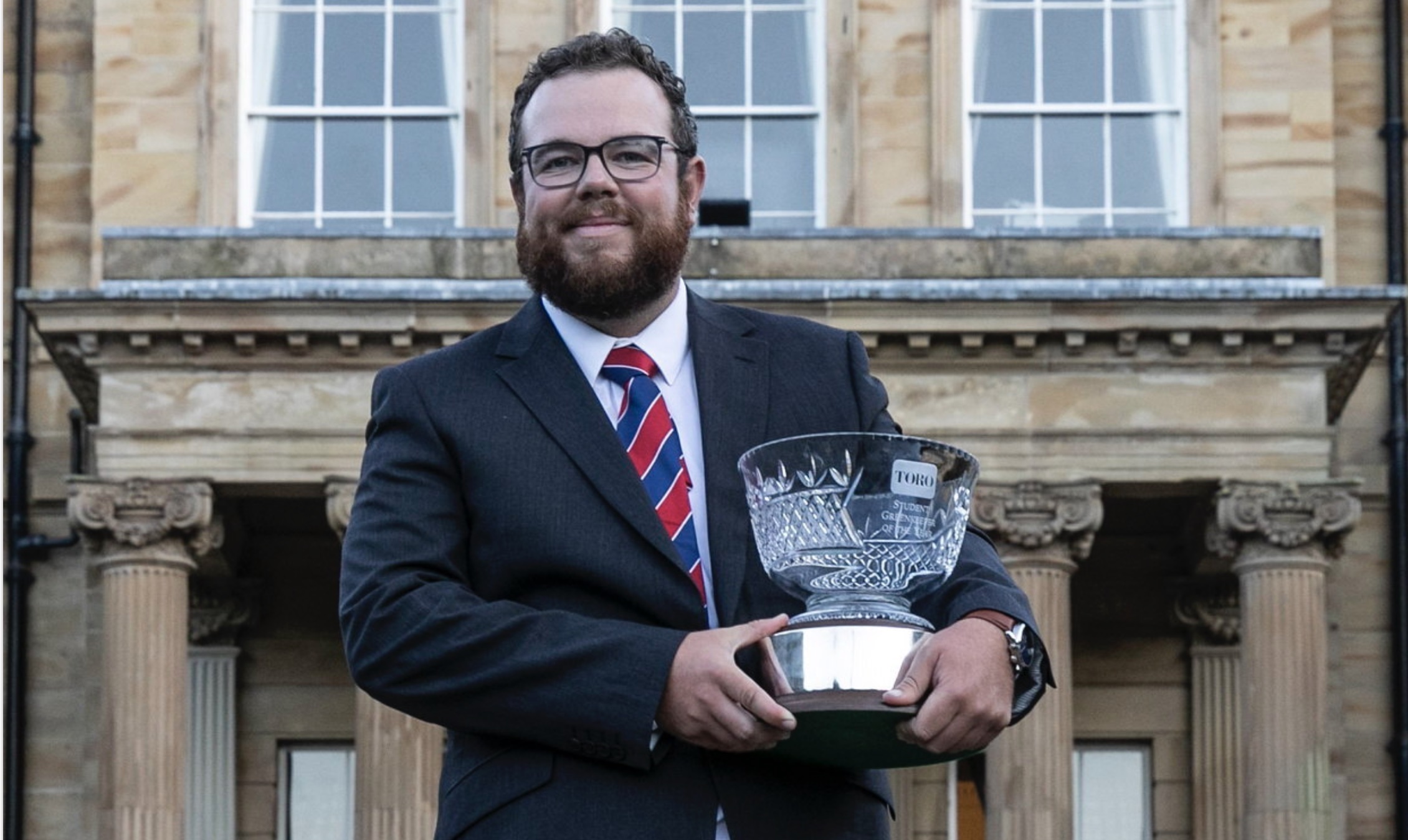 Jack Vowell, the 2024 Toro Student Greenkeeper of the Year Award winner