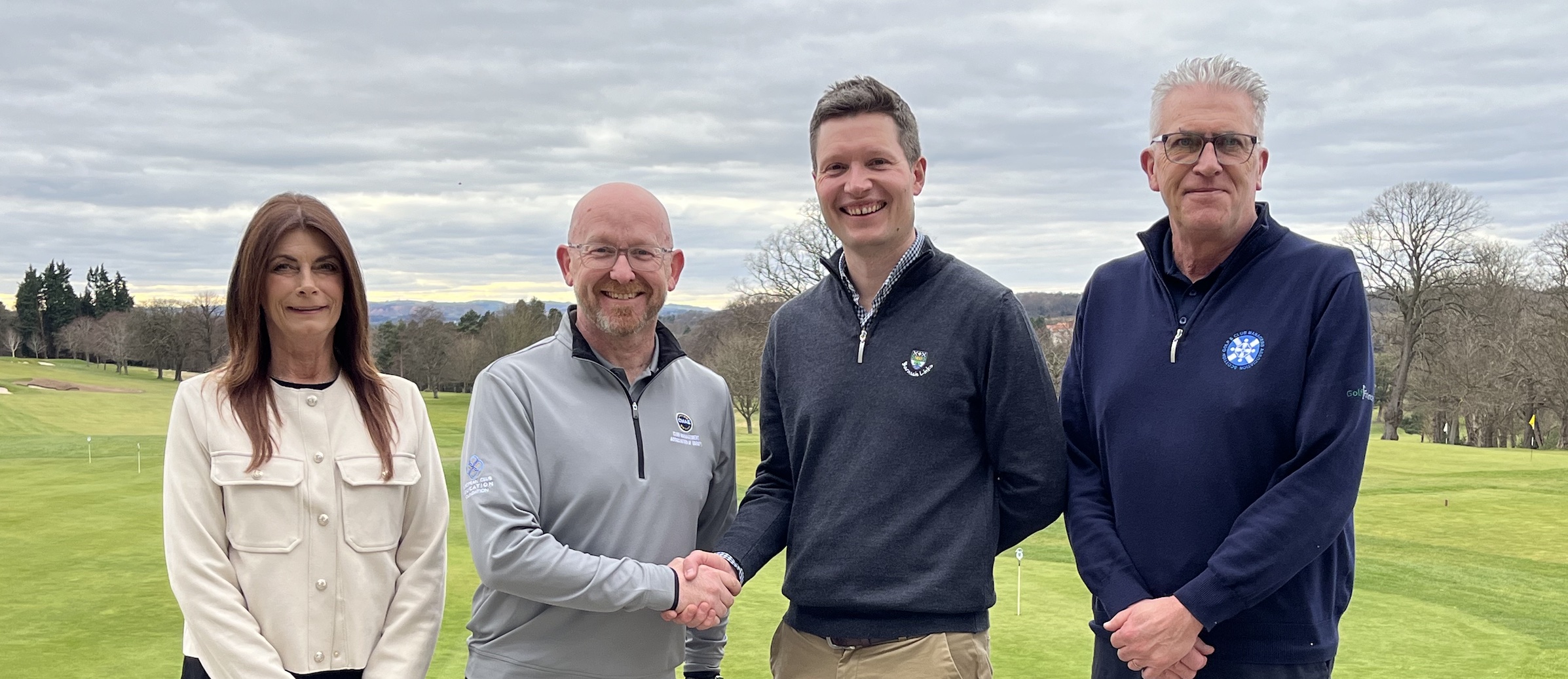 Claire Middleton (Education Manager, CMAE Scotland), Craig Cotterill (Commercial Director, CMAE), David Addison (Chairman, CMAE Scotland), Chris Spencer (Company Secretary, CMAE Scotland)
