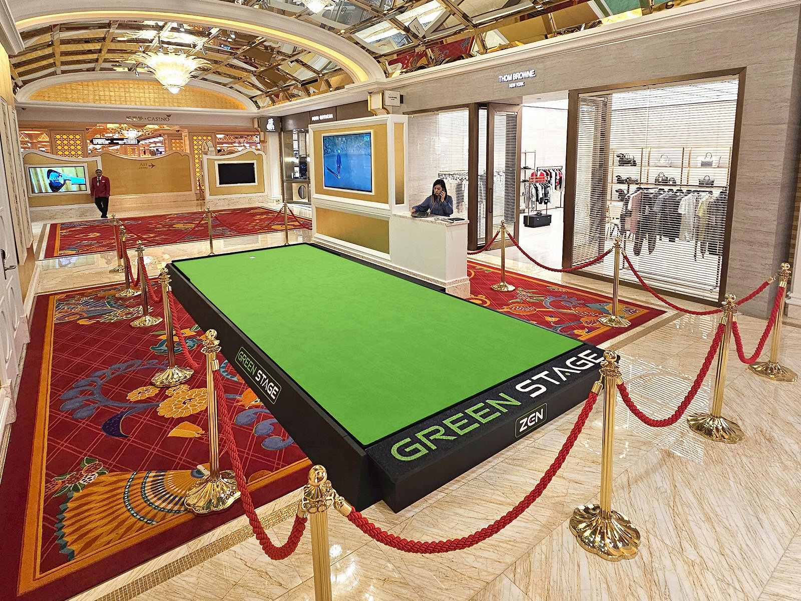 Zen Green Stage at the luxury Wynn Palace in Macau