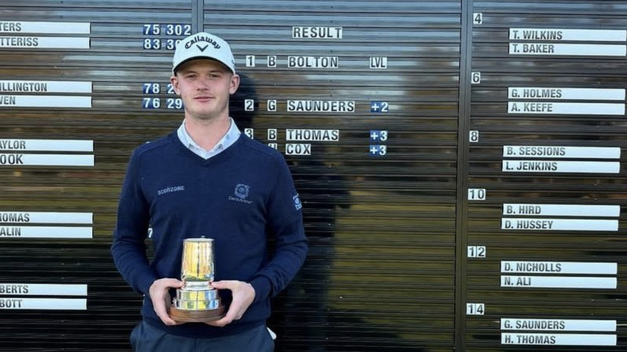 Ben Bolton won the 2025 Berkhamsted Trophy
