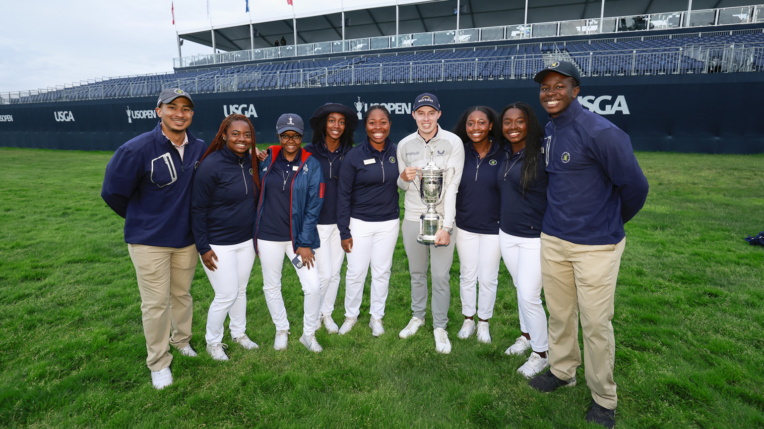 The USGA's Pathway Internship program is part of an organisational effort to invest back in US Open host cities and foster future golf leaders (pic courtesy of Jason E. Miczek/USGA)