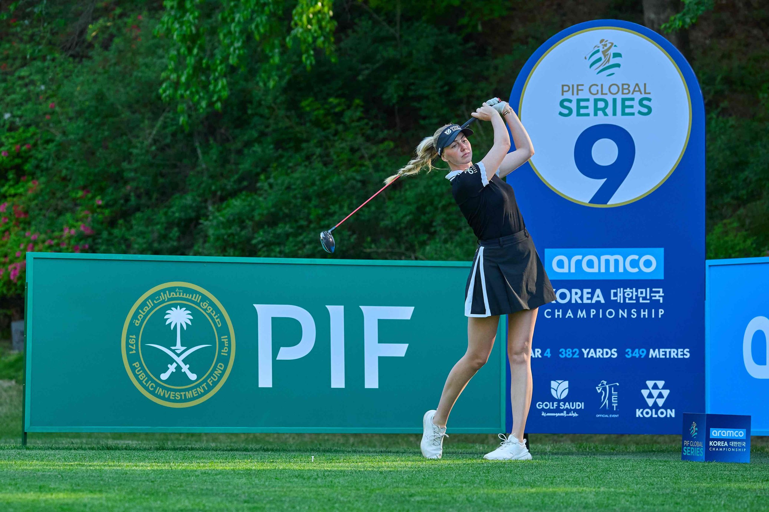 Charley Hull will be among the stars of the women's game who will be competing in the PIF Global Series (pic courtesy of Severn Images)