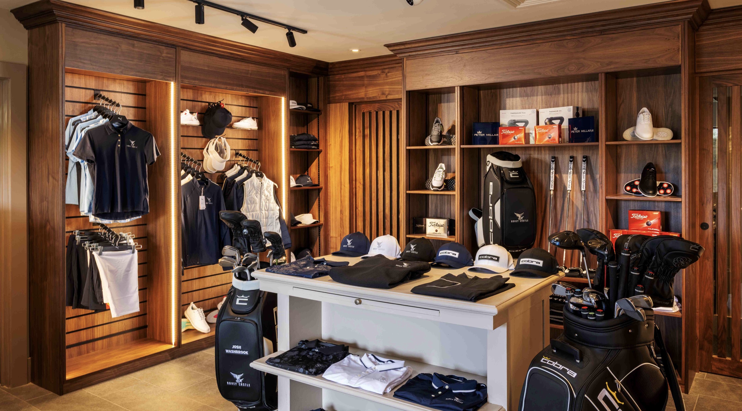 The new-look pro shop at Bovey Castle