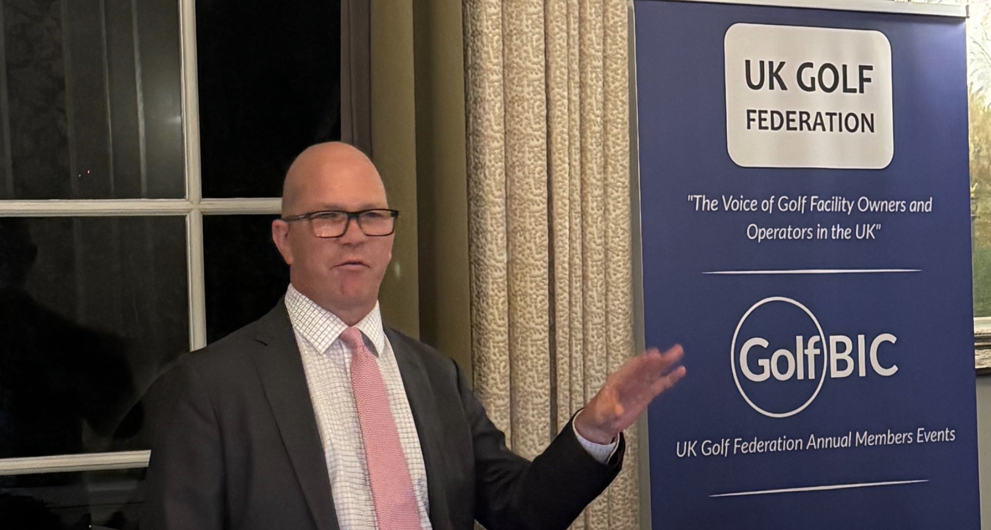 DP World Tour CEO Guy Kinnings took part in a Q&A with UKGF members