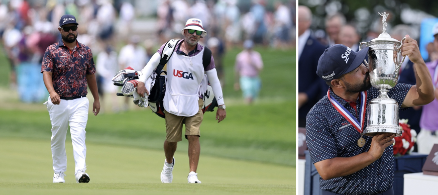 JJ Spaun used clubs from five different equipment brands to win the US Open (pics courtesy of Getty Images)