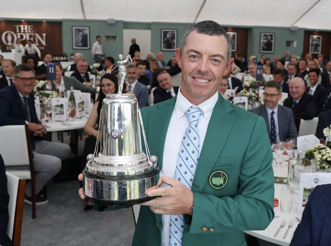 Rory McIlroy was voted the AGW's Golfer of the Year for 2024 (pics by Dave Cannon)