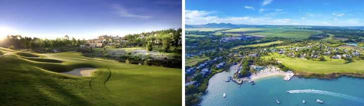 Terre Blanche (left) and Anahita Resort have formed a partnership to promote both venues  across their clientele base