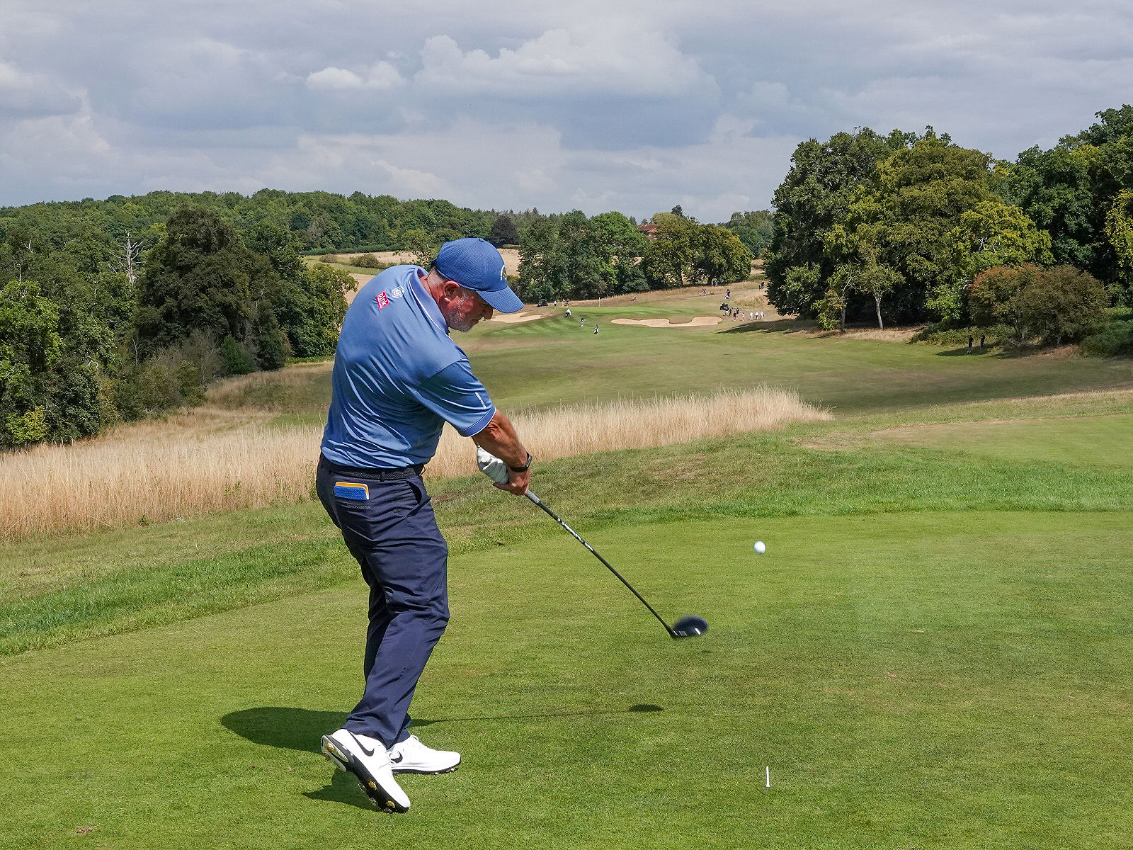 SkyCaddie user and Legends Tour winner Peter Baker at Brocket Hall last weekend (Getty Images)