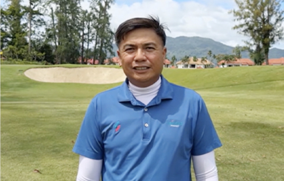Jhomer lito Q. Patalot Jr, director of agronomy at Laguna Golf Phuket