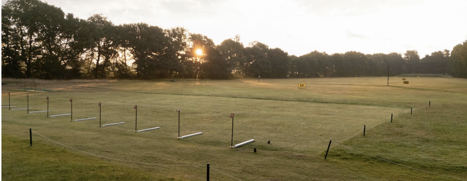 Trackman shot-tracking is now offered at Newark's outdoor grass tee driving range