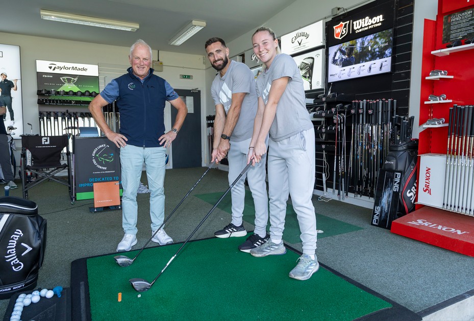 From left; Paul Girvan, Graeme Shinnie and Francesca Ogilvie