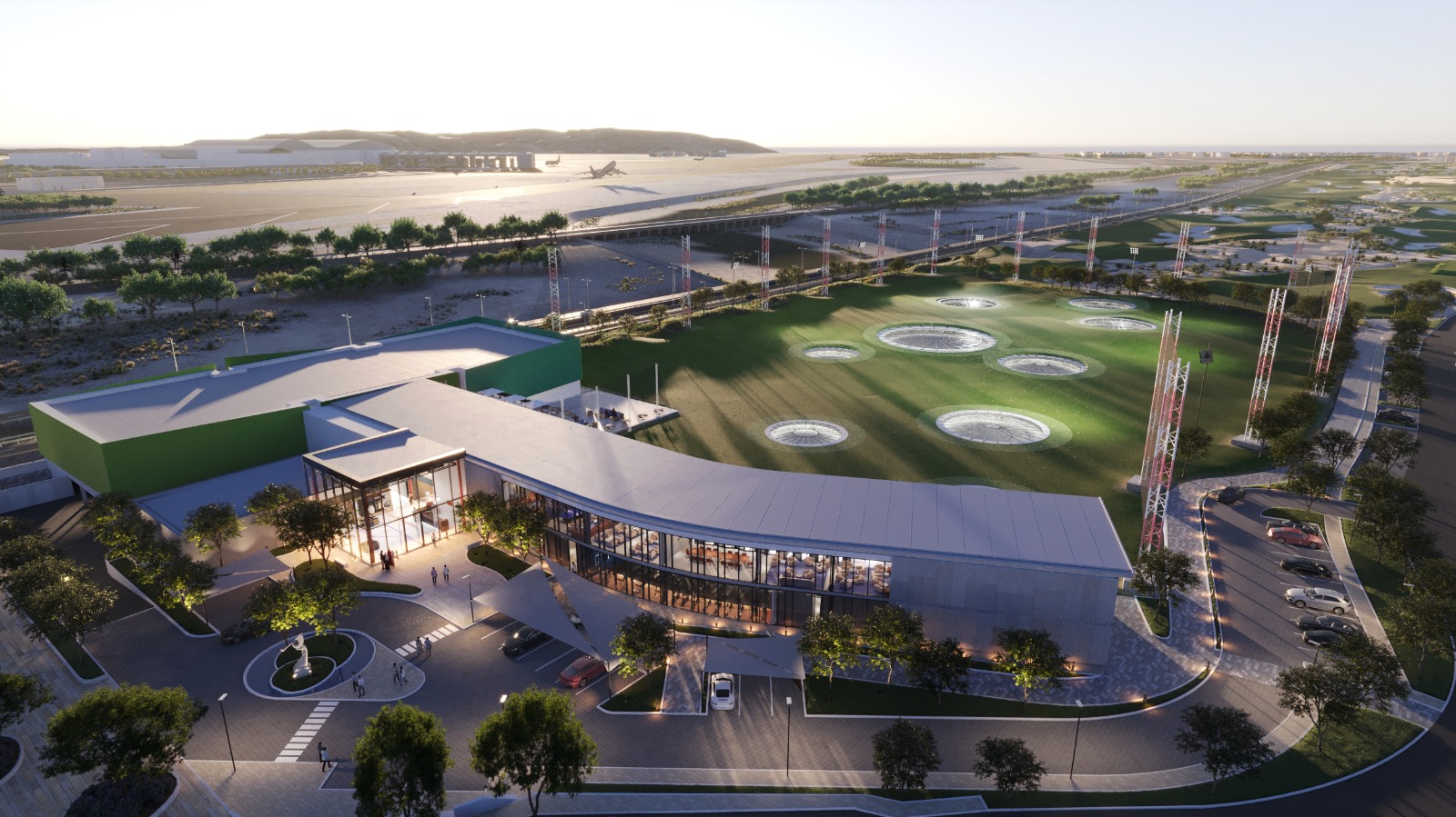 The new clubhouse at Al Mouj is set to open early next year