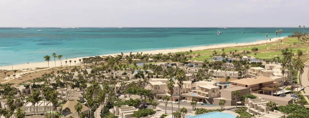A CGI view of the proposed Tarafo Bay resort in Cape Verde
