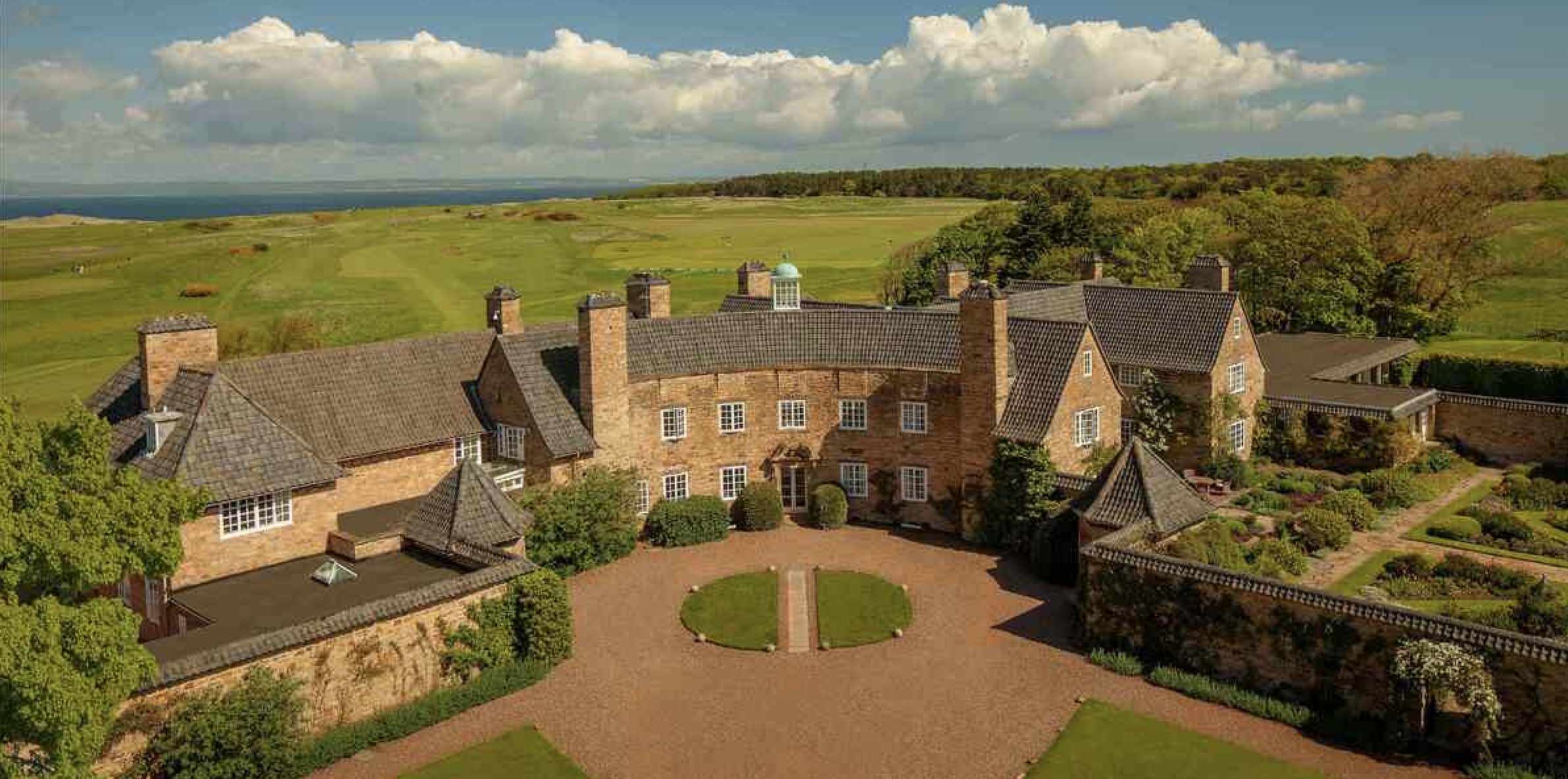 The Greywall Hotel backs onto Muirfield