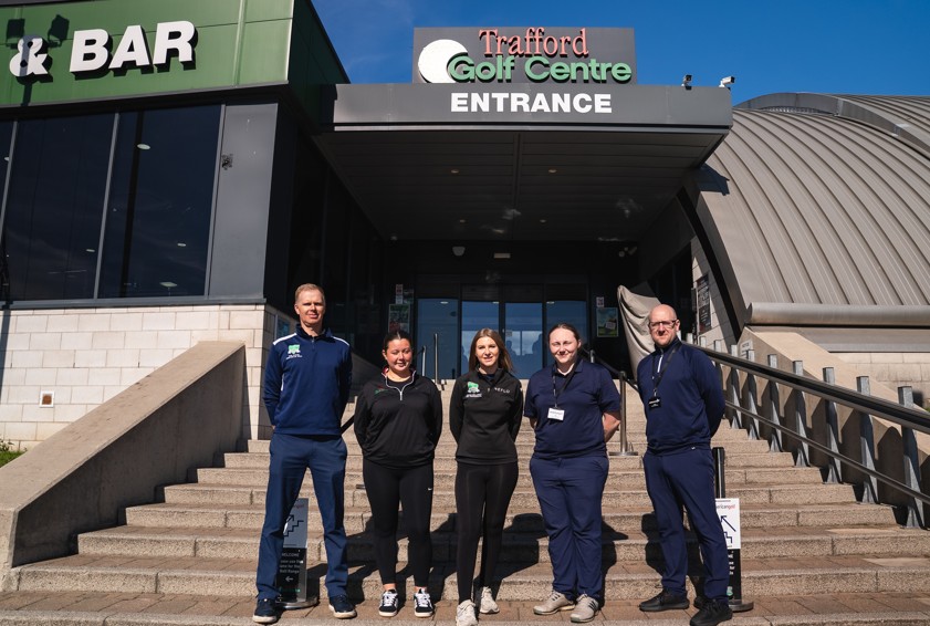 (From left ) Peter Stiles, Erin Parker, Sophie Mullarkey, Amy Sarjantson and Gavin Jones