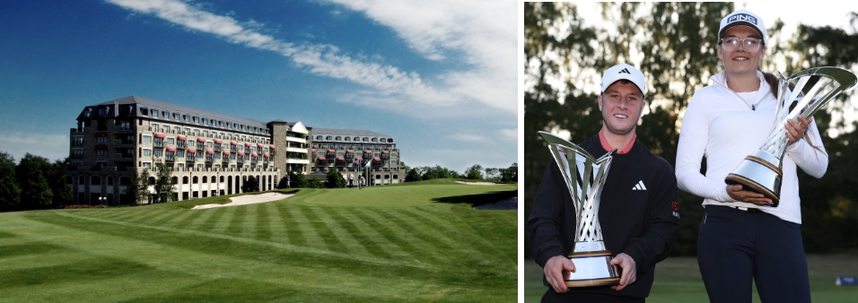 2025 G4D Open winners Brendan Lawlor and Daphne van Houten will defend their titles at Celtic Manor next year