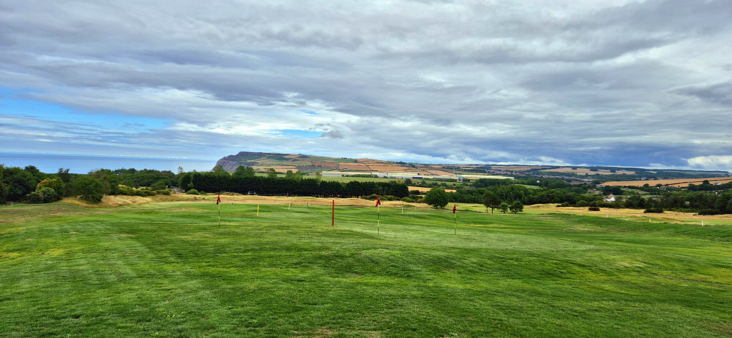 The new outfield at Hunley Driving Range boasts a sustainably sourced sand base to improve year-round drainage 